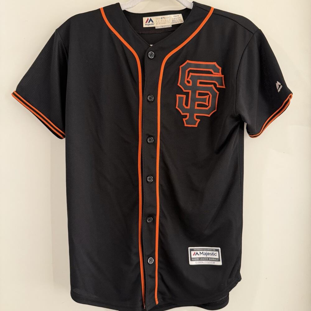 San Francisco Giants Madison Bumgarner #40 Jersey Youth L (14-16) Black